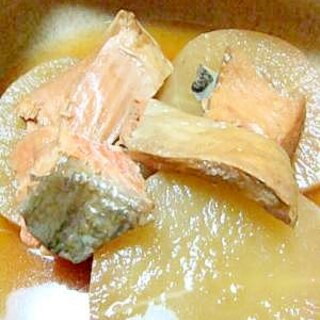 ★大根と鮭の甘辛煮★